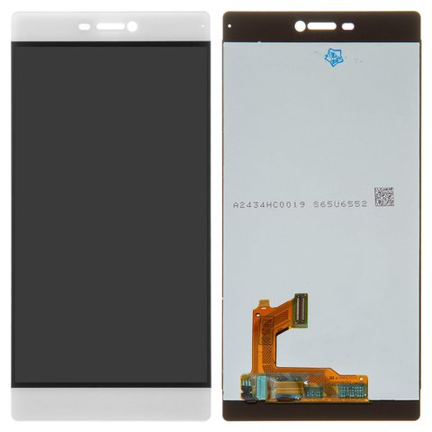 LCD compatible with Huawei P8 GRA L09 , white, without frame, High Copy 