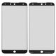 Housing Glass compatible with Meizu 15, (black)