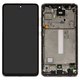 LCD compatible with Samsung A525 Galaxy A52, A526 Galaxy A52 5G, (white, with frame, High Copy, (OLED 6,42"))