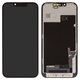 Дисплей для iPhone 13, черный, с рамкой, HC, без микросхемы, (OLED), GX OEM hard