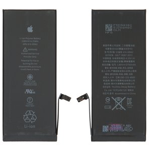 Аккумулятор для iPhone 6S Plus, Li ion, 3,8 В, 3750 мАч, повышенная ёмкость, original IC, #616 00042