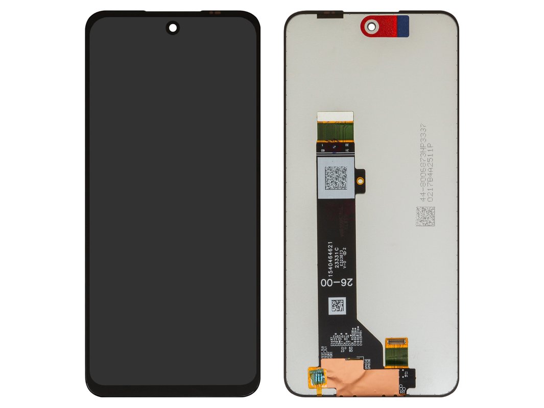 LCD compatible with Motorola Moto G34, Moto G45, (black, without