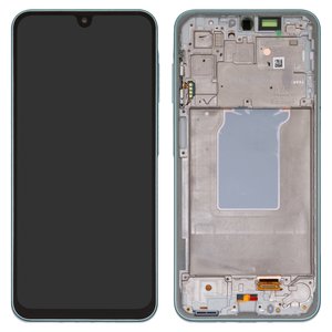 LCD compatible with Samsung A266 Galaxy A26, mint, with frame, Original PRC , mint 