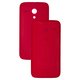 Tapa trasera para batería puede usarse con Motorola XT1032 Moto G, XT1033 Moto G, XT1036 Moto G, roja