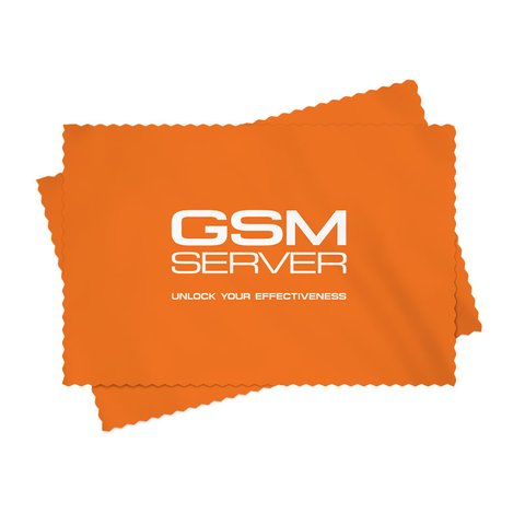 Toalla de microfibra con logotipo de GsmServer