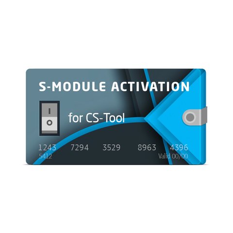 Activación de S Module para CS Tool