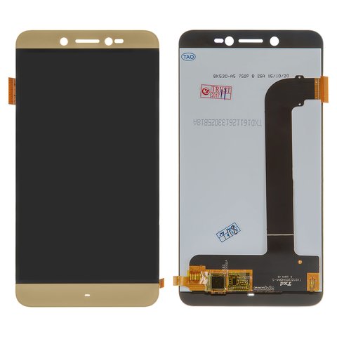 Pantalla LCD puede usarse con Prestigio MultiPhone 5530 Duo Grace Z5, dorado
