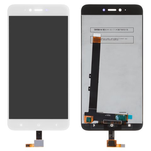 Pantalla LCD puede usarse con Xiaomi Redmi Note 5A, Redmi Y1 Lite, blanco, Original PRC , 2 16 gb, #Goodix GT917D