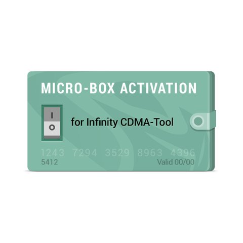 Activación Micro Box para Infinity CDMA Tool