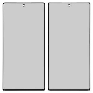 Vidrio de carcasa puede usarse con Samsung N975F Galaxy Note 10 Plus, con película OCA, negro