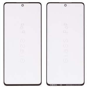 Vidrio de carcasa G+OCA PRO puede usarse con Samsung A736 Galaxy A73 5G, con película OCA, negro