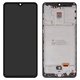 Pantalla LCD puede usarse con Samsung A315 Galaxy A31, A315F/DS Galaxy A31, negro, con marco, FLYCDI, (OLED)