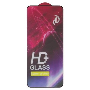 Vidrio de protección templado All Spares puede usarse con Samsung S926 Galaxy S24 Plus, Full Glue, compatible con estuche, negro