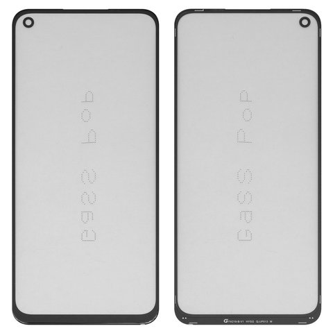 Vidrio de carcasa G+OCA PRO puede usarse con Realme 6, con película OCA, negro