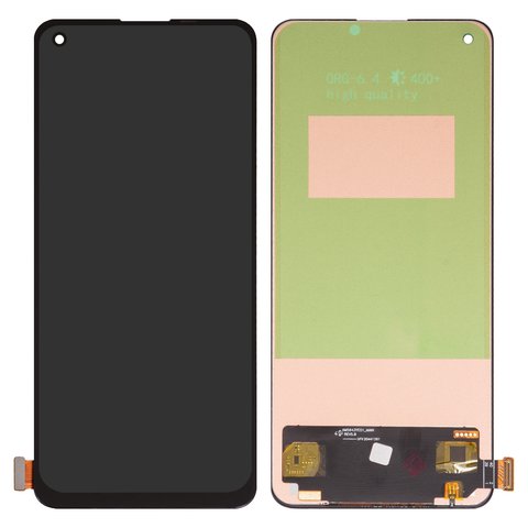 Pantalla LCD puede usarse con Realme GT 5G, GT Master; OnePlus Nord 2 5G, Nord 2T, Nord CE 5G; Oppo Reno5 4G, Reno5 5G, Reno6, negro, sin marco, Copy, CPH2159, PEGM00, PEGT00, CPH2145, AMS643YE01