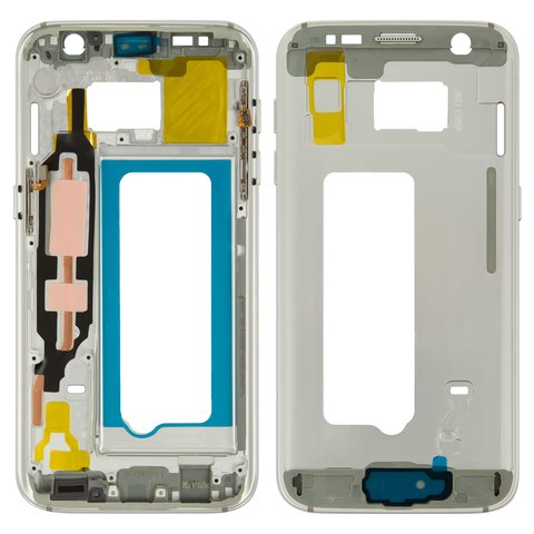 Середня частина корпусу для Samsung G930F Galaxy S7, біла