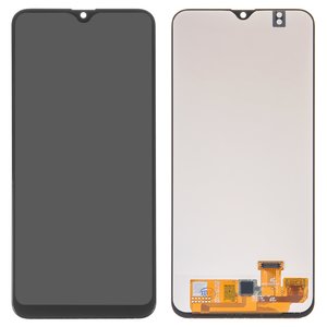 Дисплей для Samsung A205 Galaxy A20, A205F DS Galaxy A20, M107F DS Galaxy M10s, черный, без рамки, High Copy, OLED 