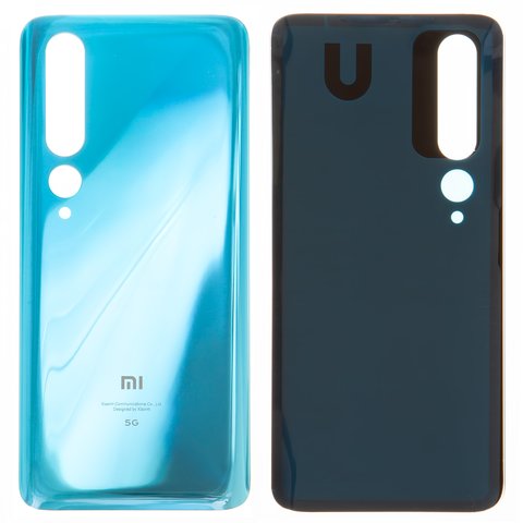 Задня панель корпуса для Xiaomi Mi 10, зелена, M2001J2G, M2001J2I