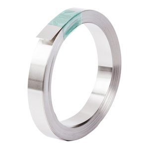 Стрічка нікелева для зварювання акумуляторів, 0,12 мм, 8 мм, 10 м, нікельована сталь