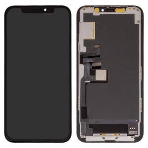 Дисплей для iPhone 11 Pro, чорний, з рамкою, High Copy, без мікросхеми, OLED , imisu OEM hard