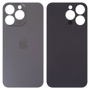 Задняя панель корпуса для iPhone 13 Pro, серая, не нужно снимать стекло камеры, Original PRC , Graphite, big hole