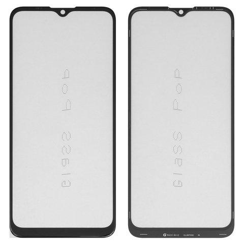 Стекло корпуса G+OCA PRO для Motorola Moto E20 XT2155, с OCA пленкой, черное