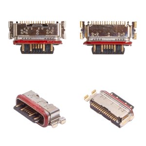 Коннектор зарядки для Xiaomi 12 Lite, 13 Lite, Poco F6 Pro, Redmi Note 11 Pro Plus 5G, 16 pin, USB тип C