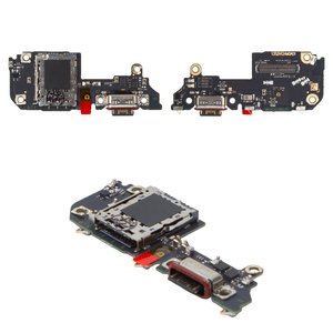 Шлейф для Xiaomi 14T, коннектора зарядки, с компонентами, Original PRC , плата зарядки