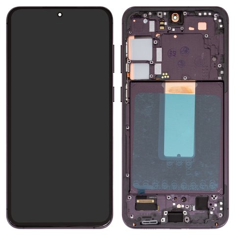 Дисплей для Samsung S916 Galaxy S23 Plus, черный, с рамкой, High Copy, OLED 