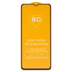 Захисне скло для Realme C11, C12, C15, Narzo 30A, V3; Oppo A15, A15s, A35, сумісне з чохлом, Full Glue, без упаковки , чорний