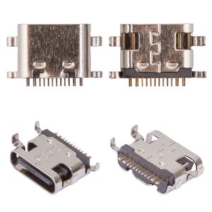 Конектор зарядки для Blackview BV5900, BV6600, BV6600 Pro, BV6600E, BV6900, BV9100; Oukitel K10, K6, WP5000, 12 pin, USB тип C, down pin