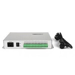 Онлайн LED-контролер T-300K (з підтримкою DMX 512, WS2811, WS2801, 8 портів, до 8192 пкс) Онлайн LED-контролер T-300K (з підтримкою DMX 512, WS2811, WS2801, 8 портів, до 8192 пкс)