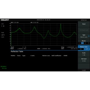 Программное расширение для измерения КСВН SIGLENT Refl-SSA3000X Программное расширение для измерения КСВН SIGLENT Refl-SSA3000X