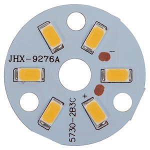 PCB with LEDs 3 W (warm white, 350 lm, 32 mm) PCB with LEDs 3 W (warm white, 350 lm, 32 mm)